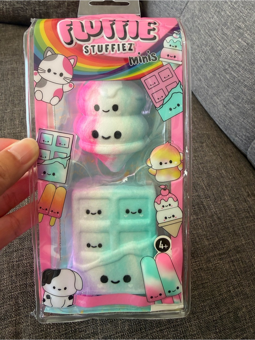 Viral Minis Plush Set - Pastel Pink & Mint